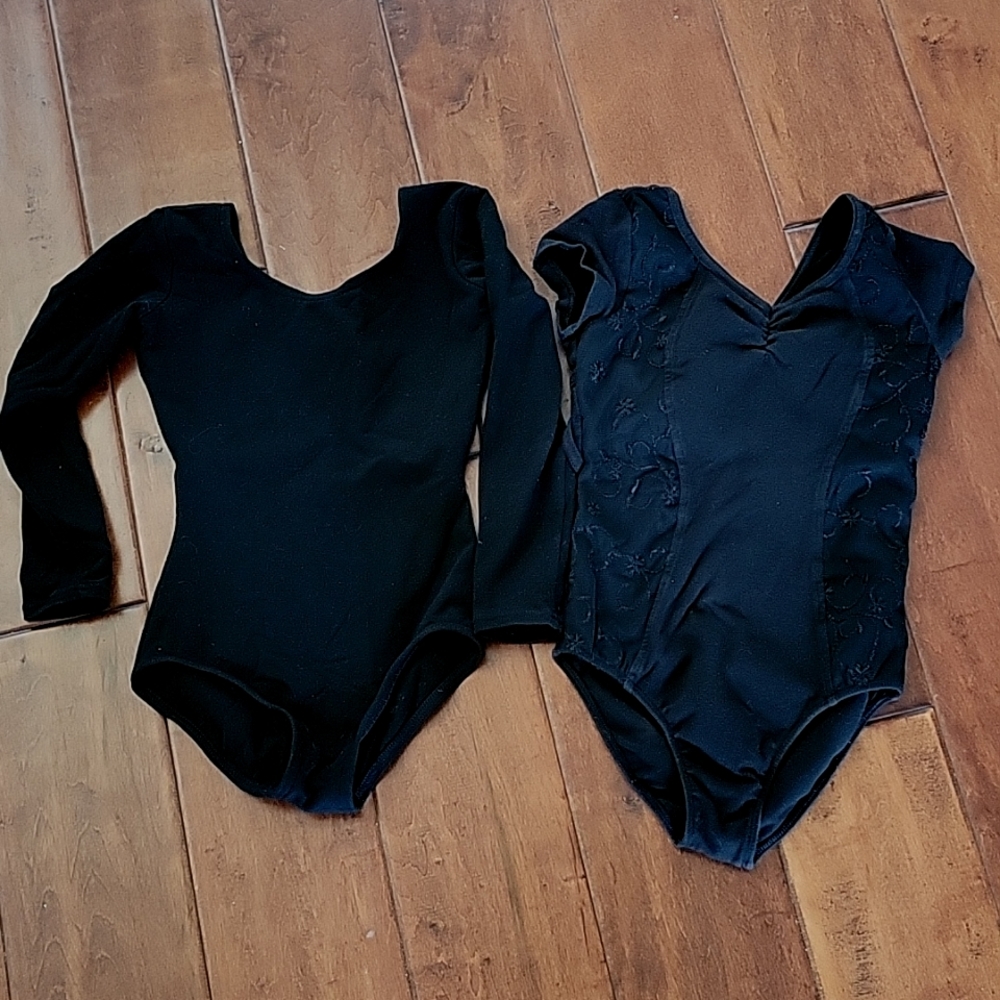 Bundle 2 Capezio Black Leotards Small